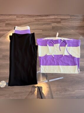 Lululemon’ Straight Leg Pants w/ Racerback Tank
